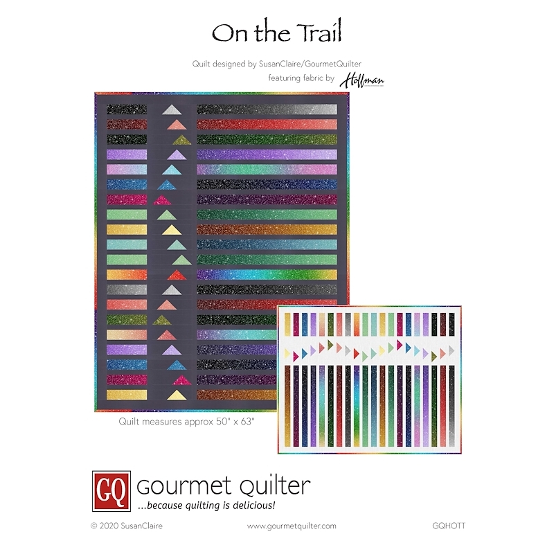 On The Trail Quilt Pattern by Gourmet Quilter (Pattern & Instructions)