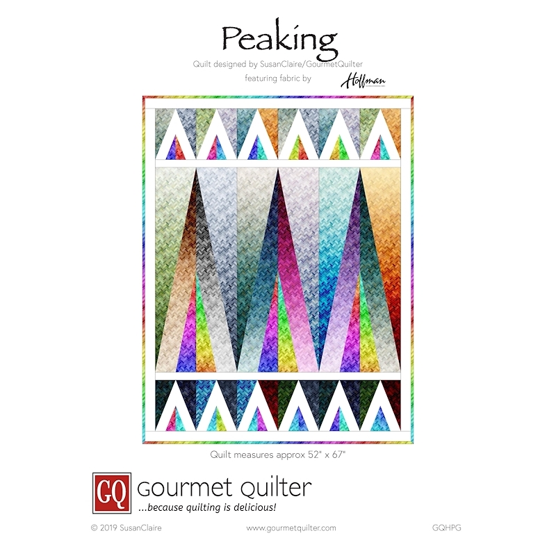 Peaking Quilt Pattern by Gourmet Quilter (Pattern & Instructions)