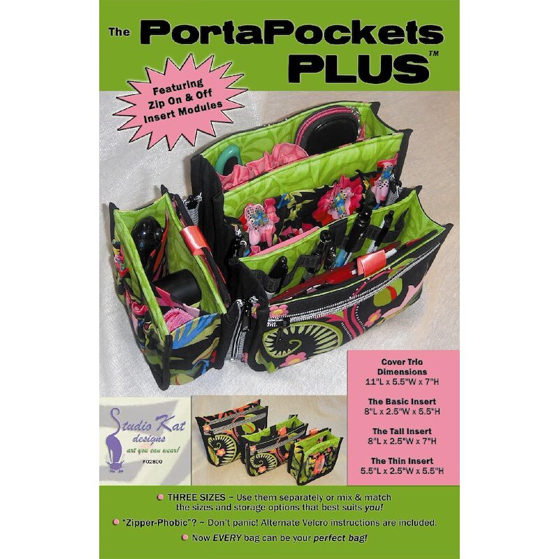 PortaPockets Plus by Studio Kat Designs (Pattern & Instructions)