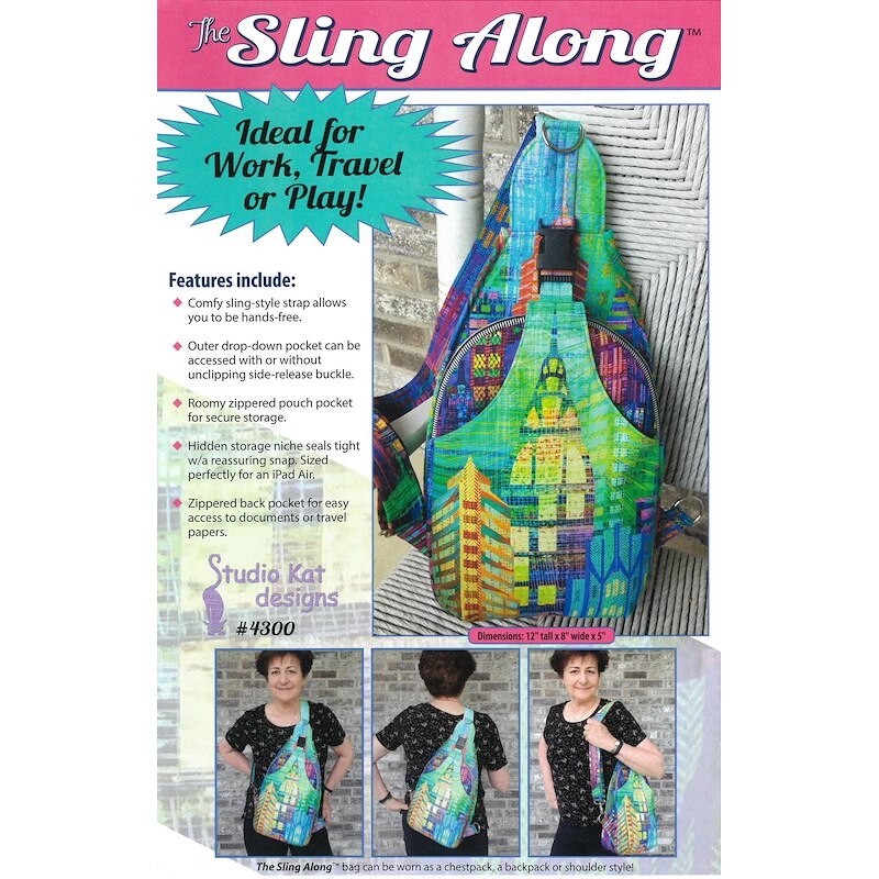 The Sling Along Bag by Studio Kat Designs (Pattern & Instructions)