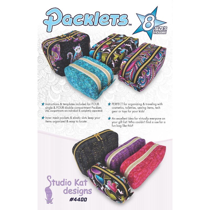 Packlets by Studio Kat Designs (Pattern & Instructions)