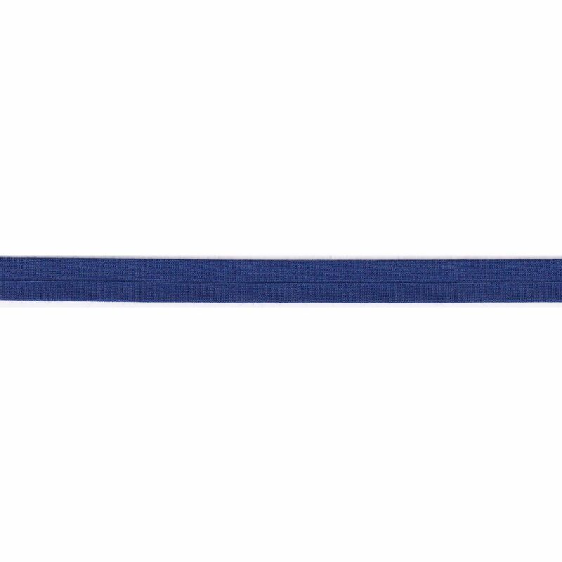 JUNIOR NAVY 12mm Polycotton Standard (Single Fold) Bias Binding, Sold by the Metre