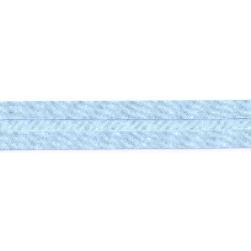 POWDER BLUE 25mm Polycotton Standard (Single Fold) Bias Binding, Sold by the Metre