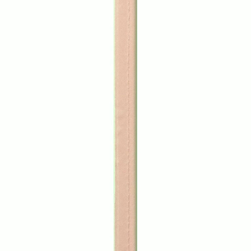 PALE PEACH Cotton Piping 10mm Wide with 2.5mm Cord per Metre