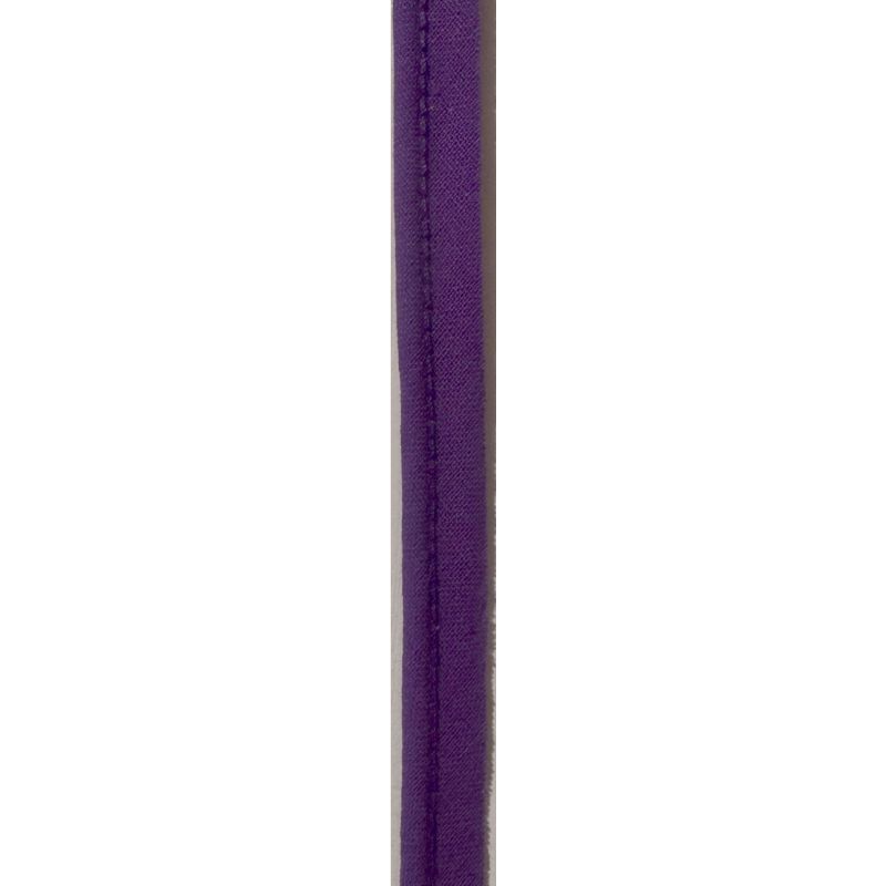 PURPLE Cotton Piping 10mm Wide with 2.5mm Cord per Metre