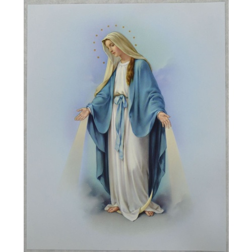 MIRACULOUS Religious Print, 10" x 8" (200mm x 250mm)