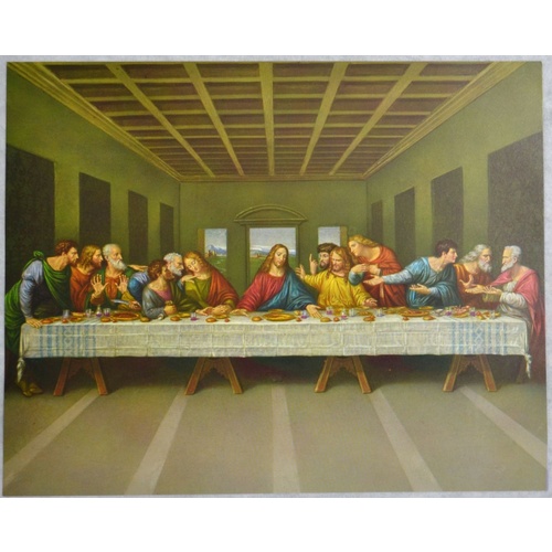 THE LAST SUPPER Religious Print, 10" x 8" (200mm x 250mm)