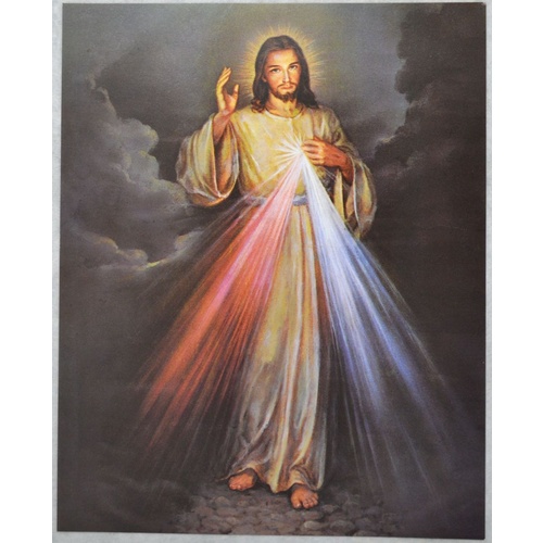 Devine Mercy Religious Print, 10" x 8" (200mm x 250mm)