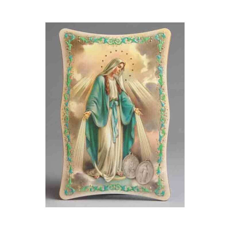 Plastic Plaque Miraculous 240mm x 155mm Stand or Hang PL110907