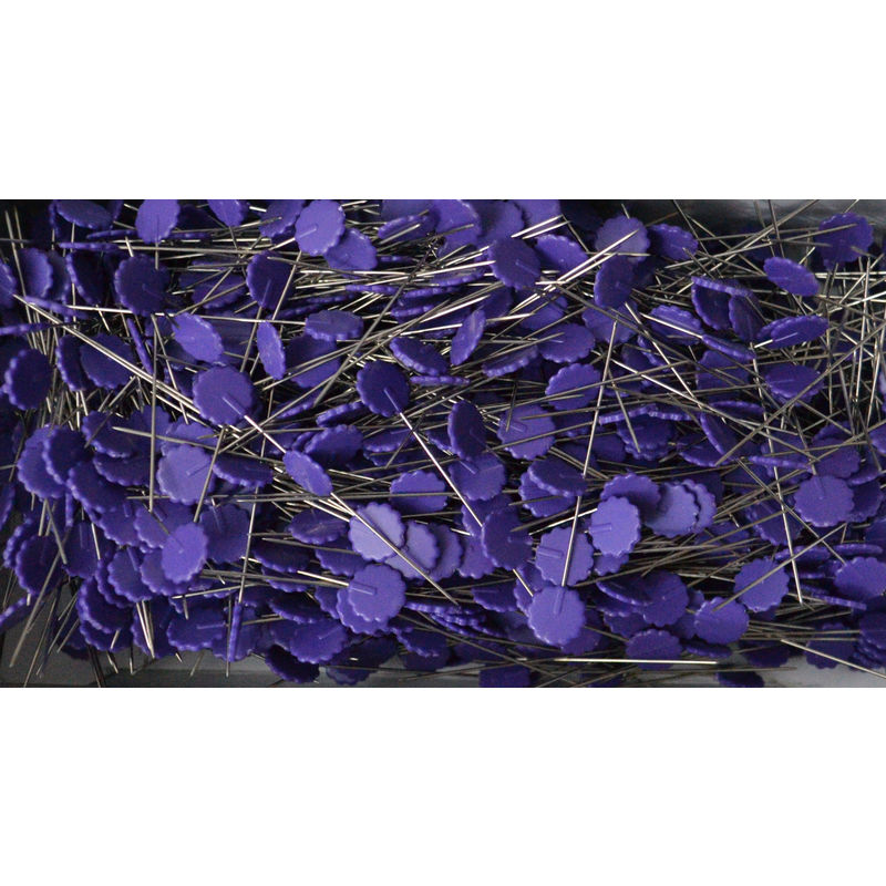 Newey Bulk Flower Head Pins 55 x 0.59mm, Purple, 1000 pieces per Box