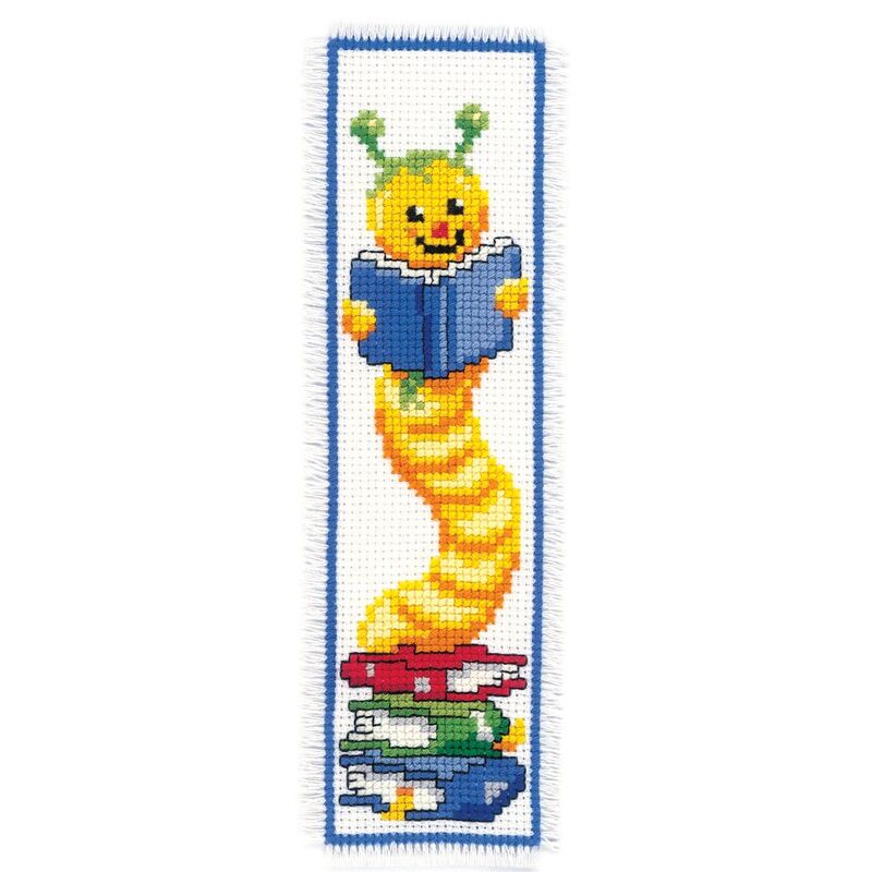 Vervaco BOOKWORM Bookmark Counted Cross Stitch Kit PN-0011261