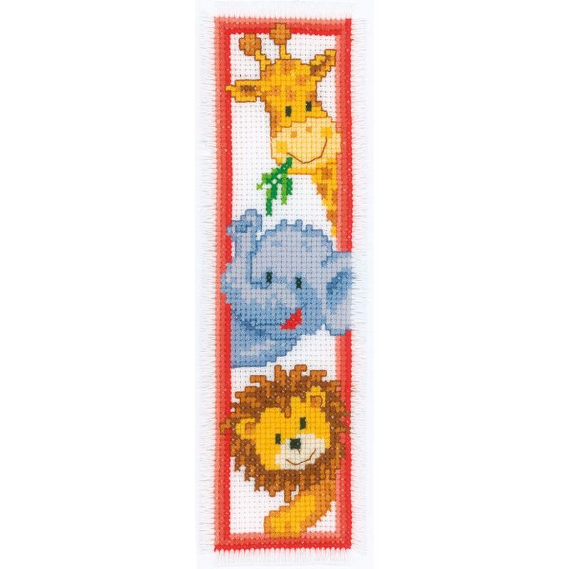 Vervaco ANIMALS Bookmark Counted Cross Stitch Kit PN-0011278
