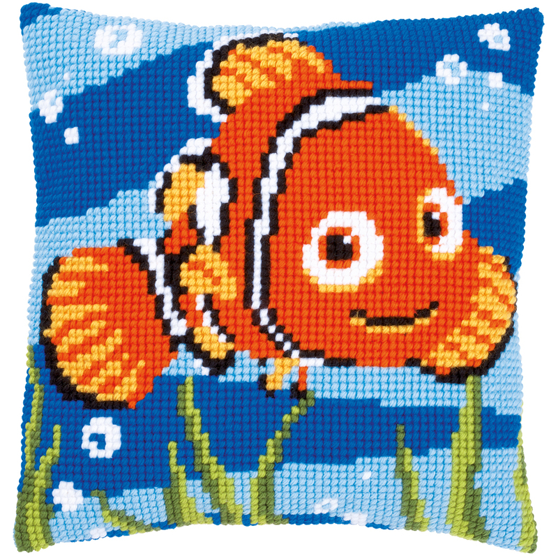 Vervaco Disney NEMO Latch Hook Cushion Front Kit PN-0014574