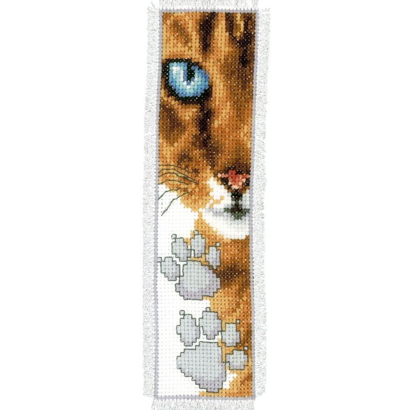 Vervaco CAT Bookmark Counted Cross Stitch Kit PN-0143913
