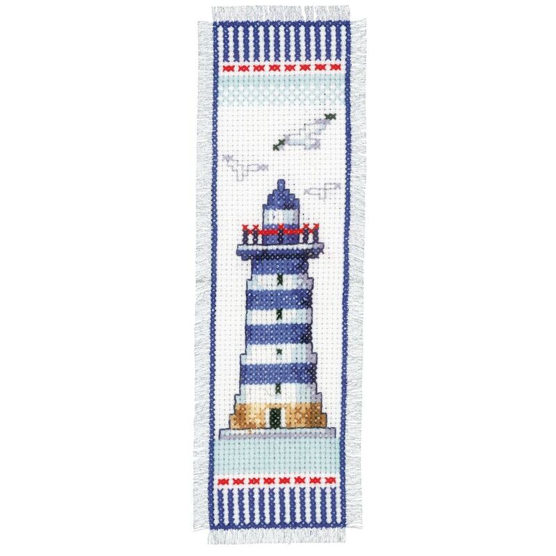 Vervaco LIGHTHOUSE Bookmark Counted Cross Stitch Kit PN-0144279