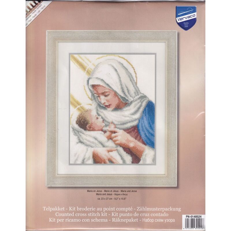 Vervaco MARIA & JESUS Counted Cross Stitch Kit PN-0148524