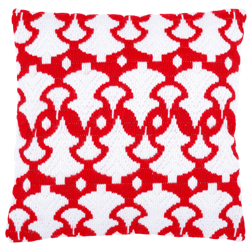 Vervaco CHRISTMAS TREES Long Stitch Cushion Front Kit PN-0155358