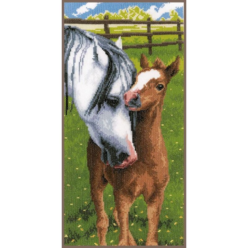 Vervaco HORSE & FOAL Counted Cross Stitch Kit PN-0165355