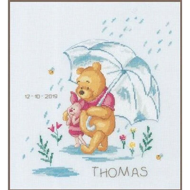 Vervaco WINNIE FEELING SENTIMENTAL Counted Cross Stitch Kit PN-0172703