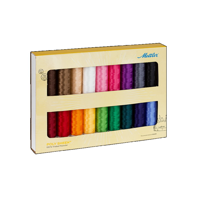 Poly Sheen No.40 Thread Pack 18 x 200m Spools