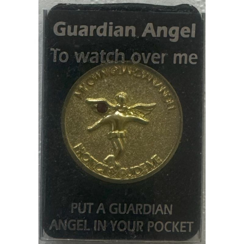 Pocket Token Gold Colour, January Birthstone