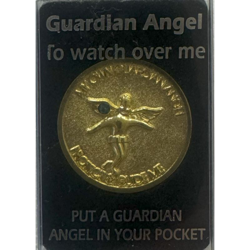 Pocket Token Gold Colour, March Birthstone