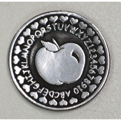 TEACHERS BLESSING... Pocket Token With Message 31mm Diameter Metal