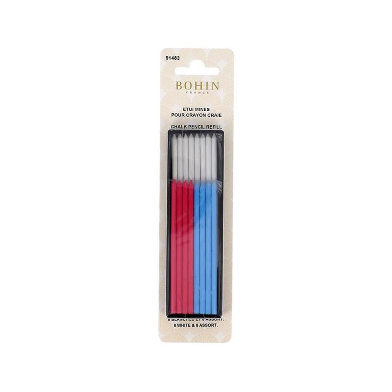 Bohin REFILS For the Mechanical Chalk Pencil, Assorted Colours