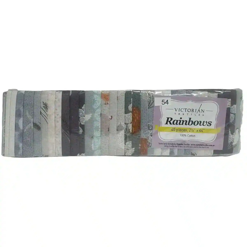 Rainbows 40 x 2 1/2" Strips 44" Long by Victorian Textiles (#54)