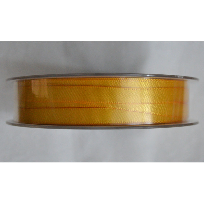 Uni-Ribbon Double Sided Satin Ribbon, 6mm, 79 YELLOW GOLD, Full 40 Metre Roll