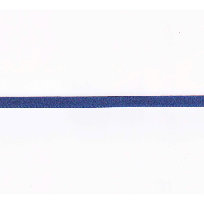 Krafty Savers Polyester Double Sided Satin Ribbon 6mm x 4m NAVY