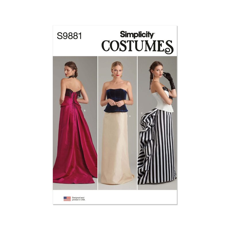 Simplicity Sewing Pattern S9881 Misses’ Skirts sizes 6-16