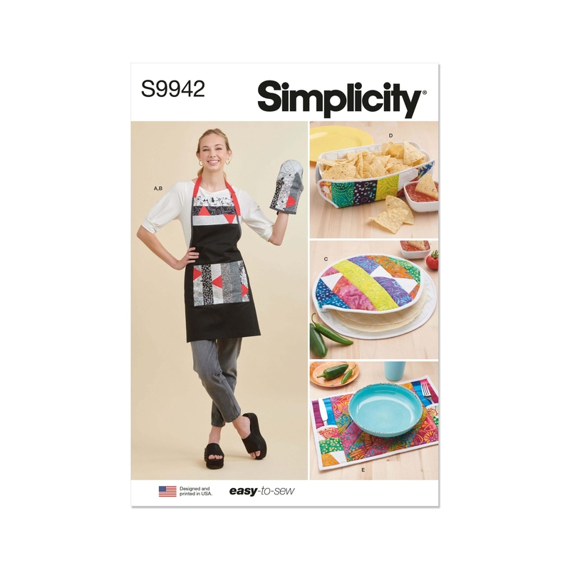 Kitchen Accessories by Carla Reiss Design, Simplicity Sewing Pattern 9942