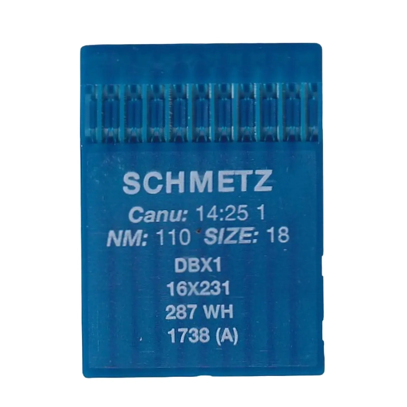 Schmetz Industrial Needles pack of 10 Size 110/18, 16x231, DBX1, 287WH, 1738A