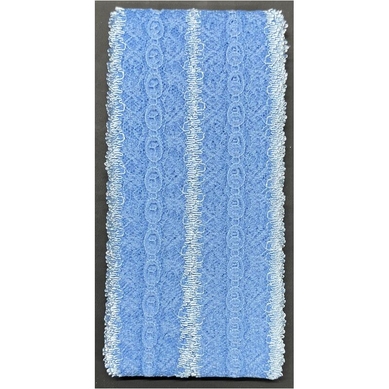 Semco SAXE BLUE Feather Edge Eyelet Lace, 37mm x 15m