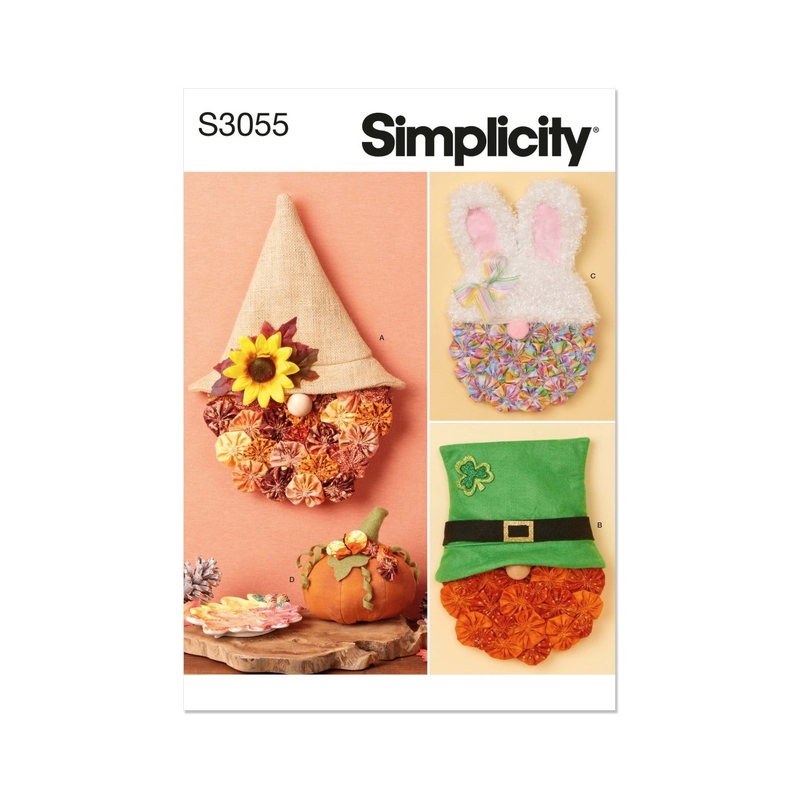 Simplicity Sewing Pattern S3055 Seasonal Crafts
