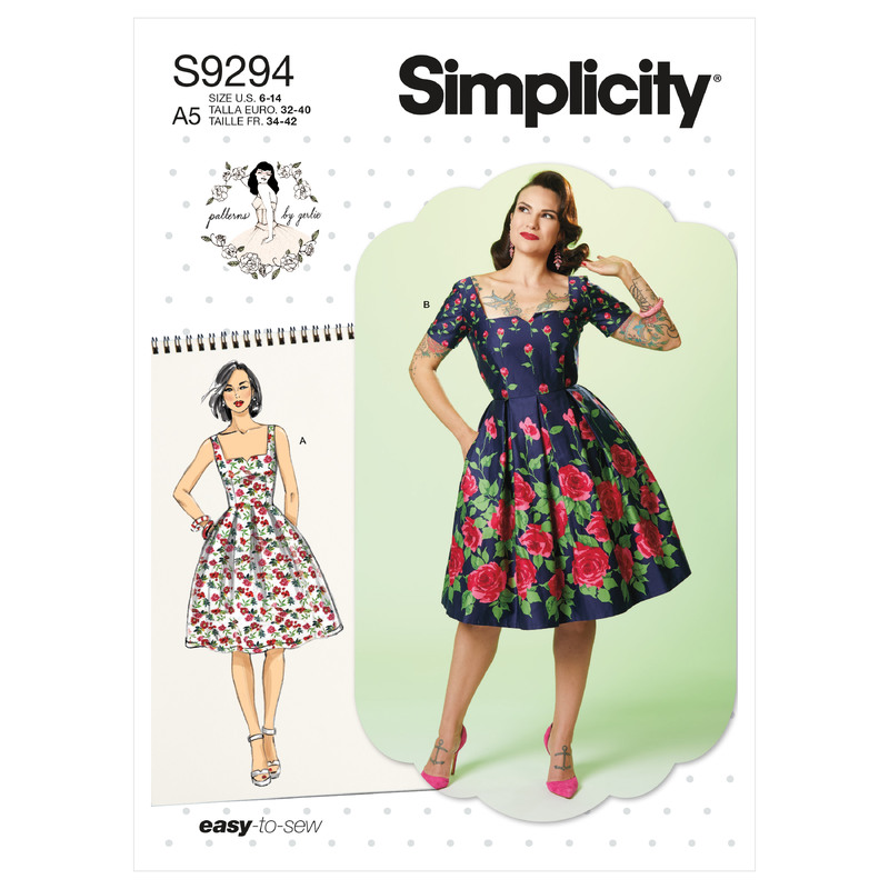 S9294 MISSES' DRESS Simplicity Sewing Pattern 9294