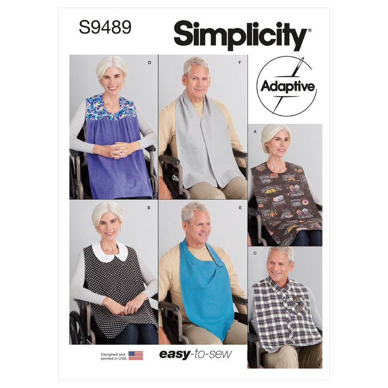 S9489 ADULT BIBS Simplicity Sewing Pattern 9489