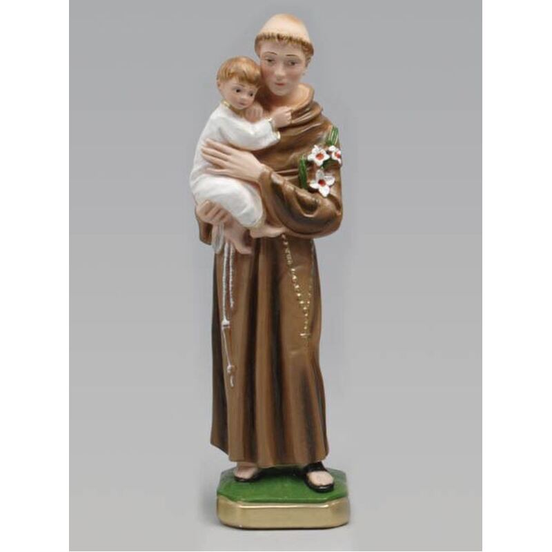 SAINT ANTHONY Plaster Statue, 30cm (12") High