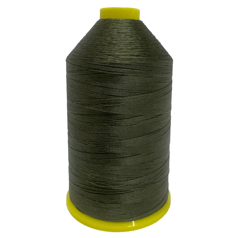 Amann Strongbond 40, KHAKI GREEN #3138, Bonded Nylon Thread, 3500m Cone