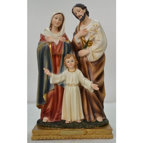 Holy Family Statue, 305mm (12") High Resin Statue