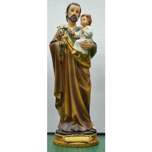 SAINT JOSEPH Statue, 305mm (12") High, A Quality Resin Statue, Gift Boxed