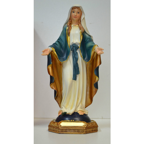 Beautiful Miraculous Statue, Resin 12cm (5")