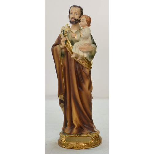 SAINT JOSEPH Statue, 210mm (8 1/4") High Resin Statue
