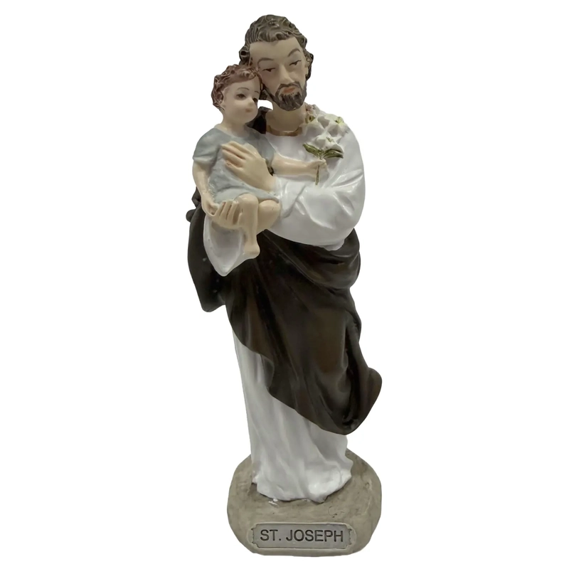 Veronese Mini Statue - Saint Joseph, 88mm High, Uniquely Hand-Made