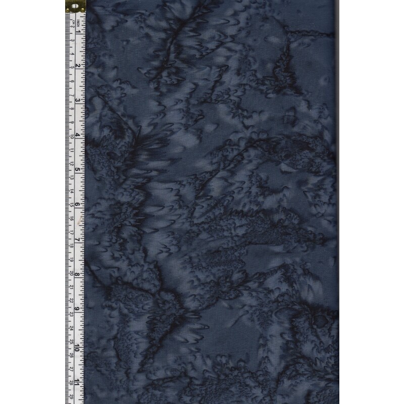 Batik Australia Tonal Batiks MIDNIGHT, Hand Made, 110cm Wide 48cm REMNANT