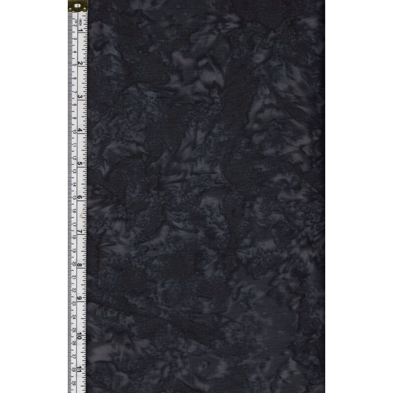 Batik Australia Tonal Batiks BLACK 110cm Wide Cotton Fabric
