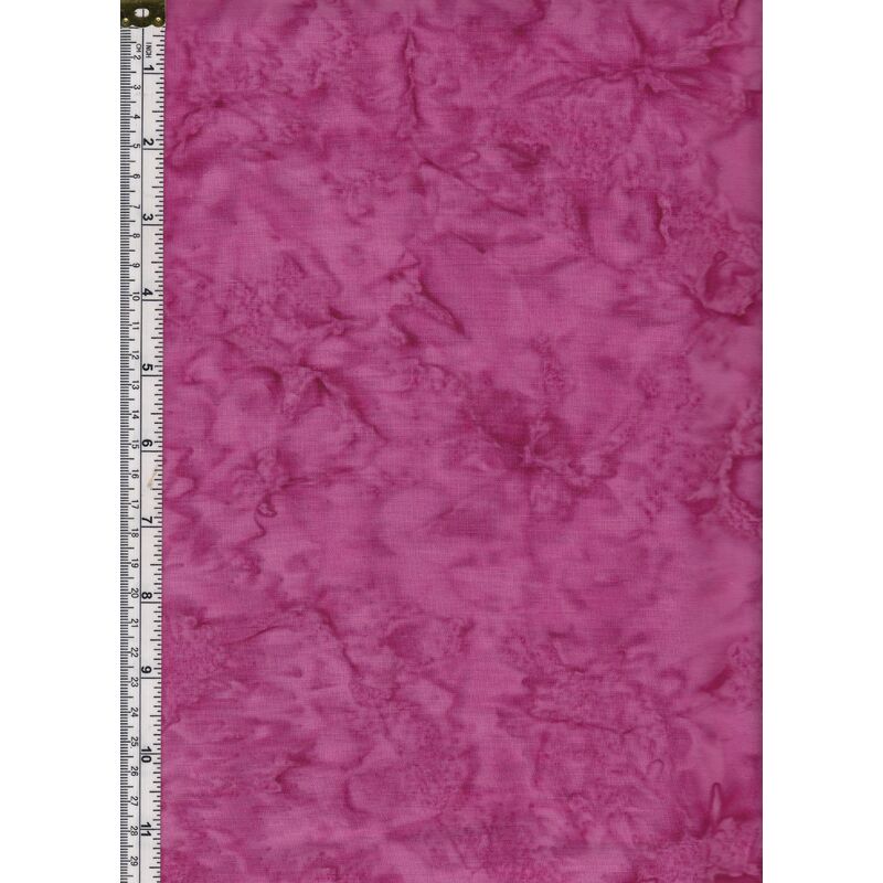 Batik Australia Tonal Batiks HOT PINK 110cm Wide Cotton Fabric (T-75)