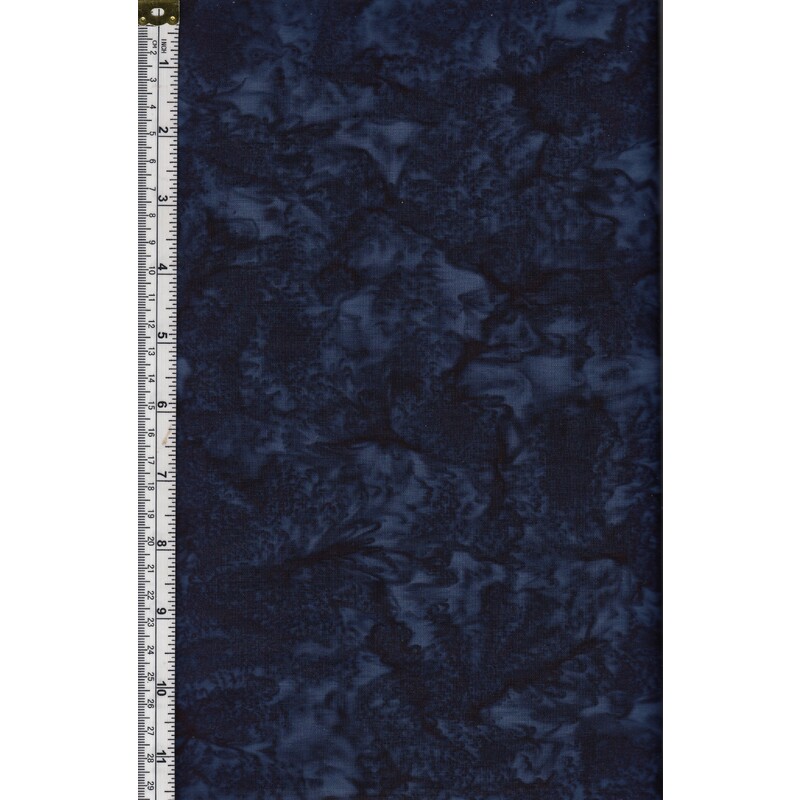 56cm REMNANT Batik Australia Tonal Batiks INDIGO 110cm Wide Cotton Fabric (T-19)