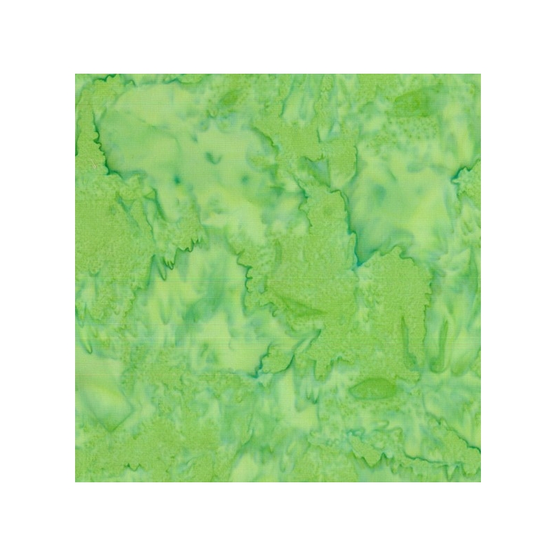 Batik Australia Tonal Batiks KIWI 110cm Wide Cotton Fabric, Per 25cm